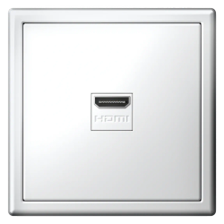 ARTGALLERY РОЗЕТКА HDMI, механизм, БЕЛЫЙ