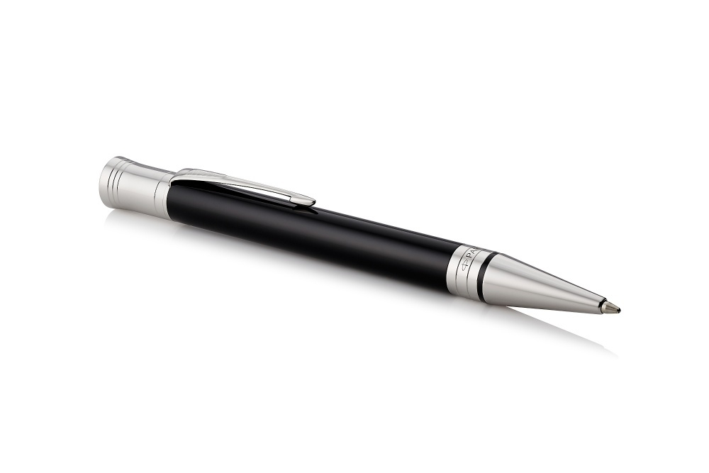 Шариковая ручка Parker Duofold Classic International Black CT 1931390, стержень: M, цвет чернил: black, в подарочной упаковке