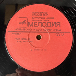 Винтажная виниловая пластинка LP В Помощь Любителям Грамзаписи Для Проверки Работы Воспроизводящих Устройств, Фисксированные Частоты В Диапазоне 20 20000 гц (СССР 1980)