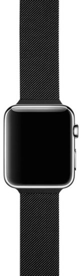 Ремешок миланская петля moonfish для Apple watch - 38/40/41 мм, черный