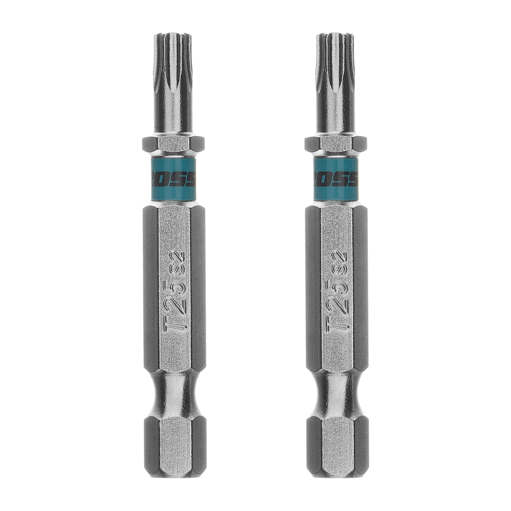 Бита Torx 25х50мм, сталь S2, шестигр., 2 шт. Gross