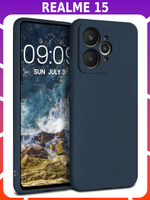 Мягкий Soft Touch чехол из силикона для REALME 15 с бархатной подкладкой