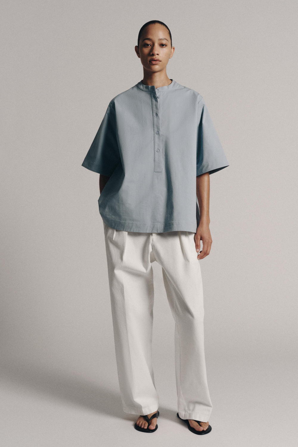 РУБАШКА С КОРОТКИМИ РУКАВАМИ ZW COLLECTION — ZARA