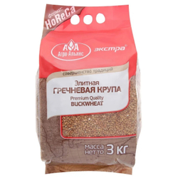 Гречка 3кг элитная Агро-Альянс Экстра 1/4
