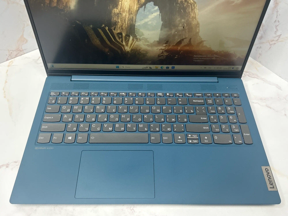 Ноутбук Lenovo IdeaPad 5 15ARE05 (81YQ0018RK) 15.6"/AMD Ryzen 5 4500U/RAM 8GB/SSD 256GB/Radeon RX Vega 6/1920*1080/IPS/DOS/Подсветка кл-ры: LED/Синий. Состояние: B1
