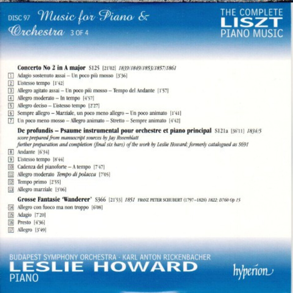 Leslie Howard / Liszt: The Complete Piano Music (99CD)