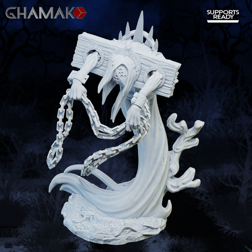 Grand Alliance Death Nighthaunt Krulghast Cruciator Призрачный узник №1 миниатюра для dnd, днд, pathfinder, фентези, Настольная игра, НРИ, Варгейм, РПГ