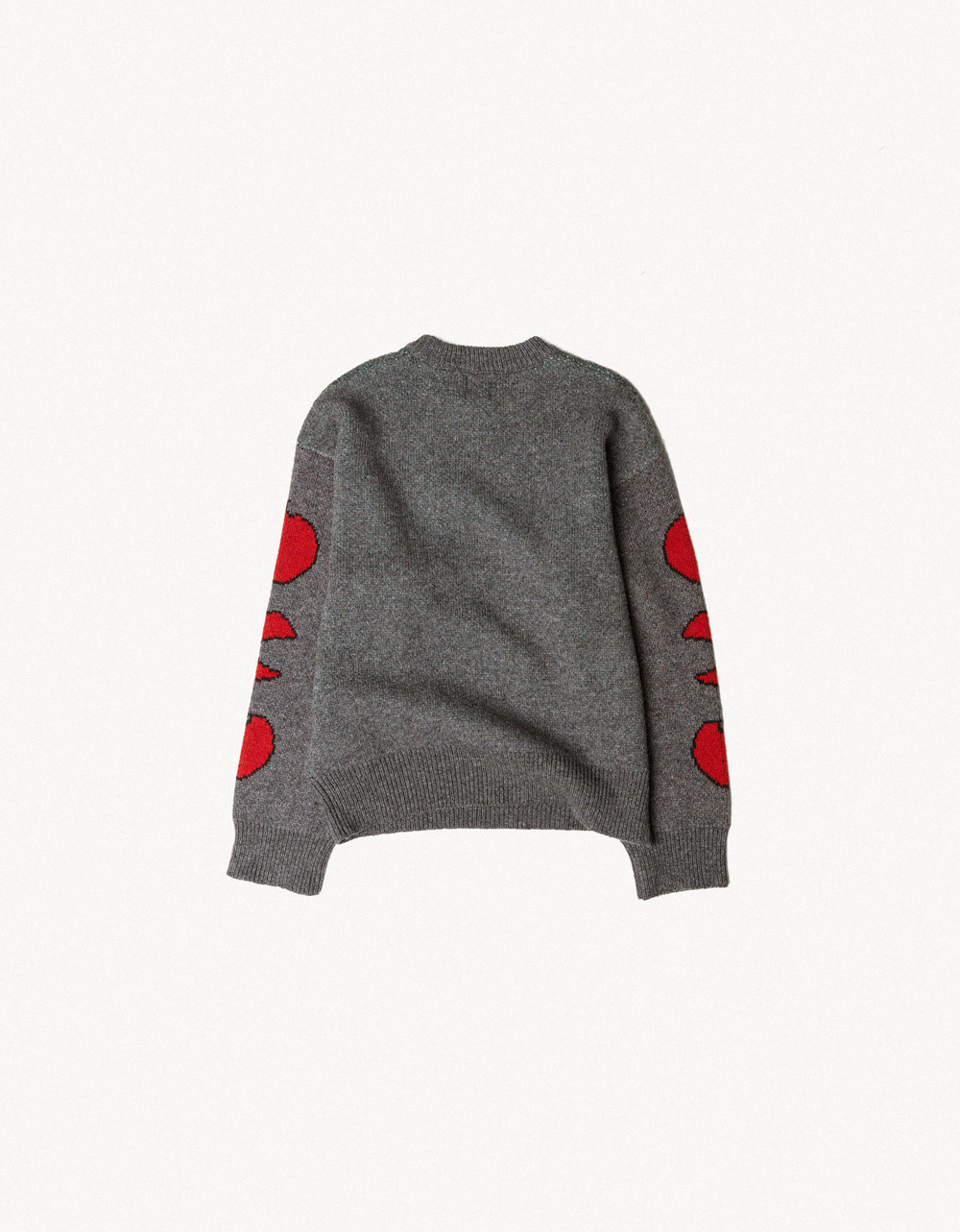 Женский шерстяной свитер с круглым вырезом ARIES X BERSHKA - BERSHKA