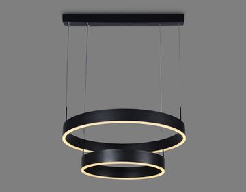 Светильник светодиодный подвесной с пультом 85W 3000-6400К FA6612/2 BK чёрный Acrylica Original Ambrella