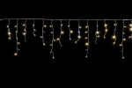 Гирлянда для дома БАХРОМА «Мерцание» ш3м* в0,3/0,5/0,7 см 100 ламп LED, прозрачн.провод,1 реж, IP-20, Теплый белый (возможность соединения)