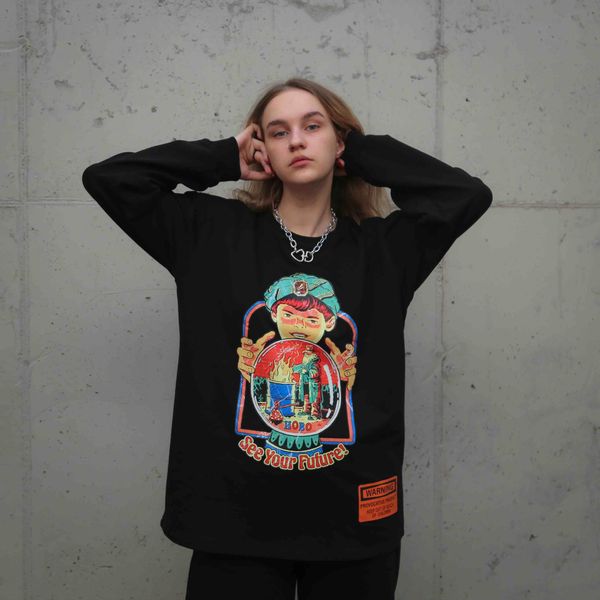 Лонгслив SR by Epic Merch See Your Future Черный - фото 2