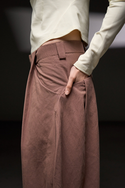 Брюки Blue Monte Pleated Casual Pants "Tulin Orange Brown" Women’s