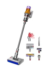 Вертикальный беспроводной пылесос Dyson V12s Detect slim Submarine SV46 (Yellow / Nickel)