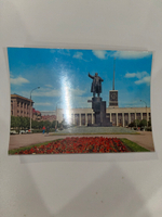 Открытка. Ленинград. Памятник В.И.Ленину у Финляндского вокзала