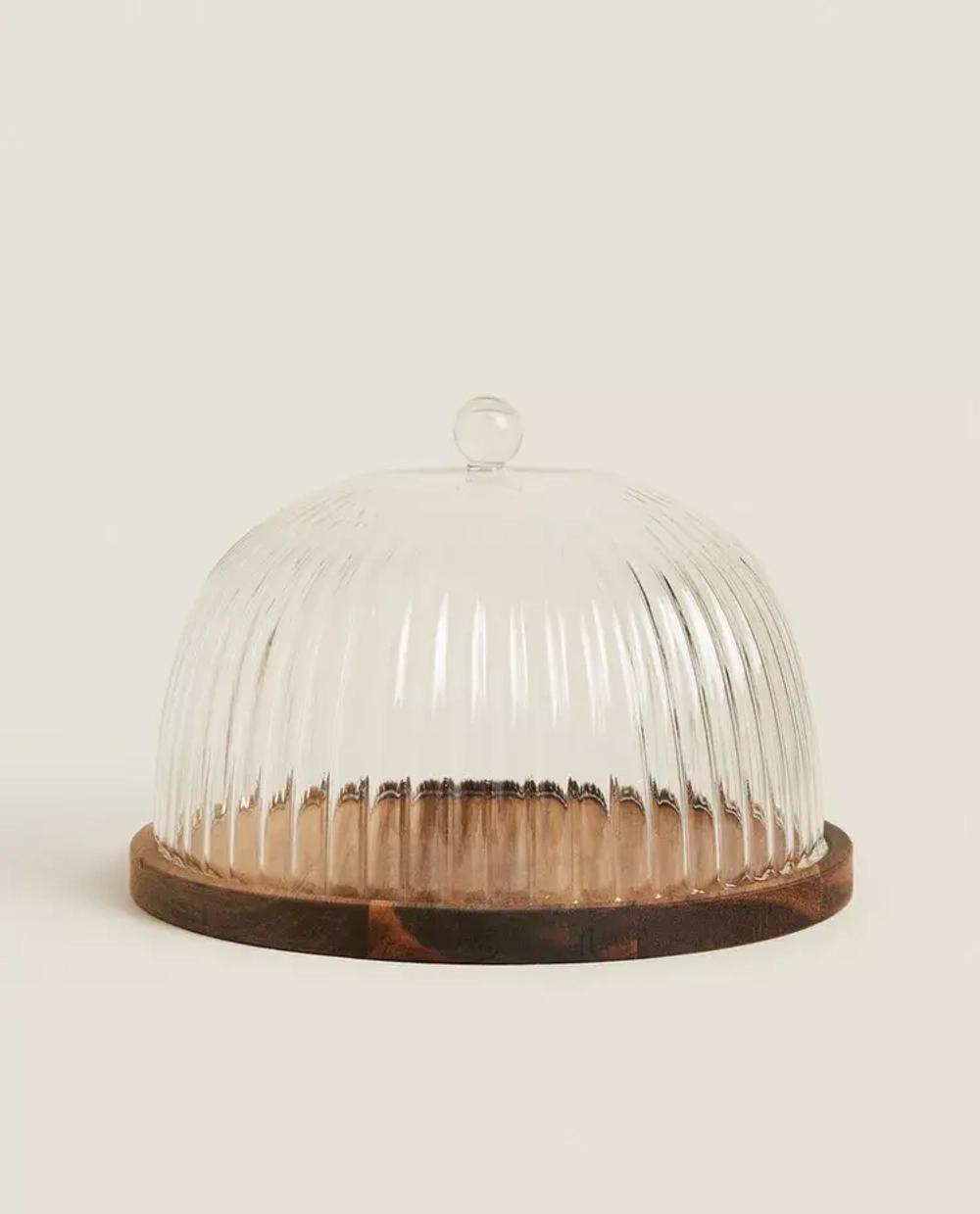 ZARA HOME ПОДСТАВКА ДЛЯ ТОРТА ИЗ БОРОСИЛИКАТНОГО СТЕКЛА, ПРОЗРАЧНЫЙ