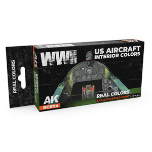 AK Interactive Real Colors - WWII US Aircraft Interior Colors