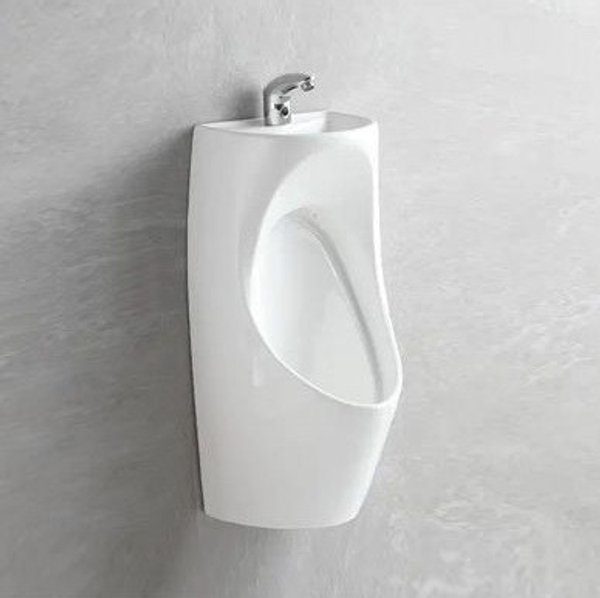 Писсуар подвесной CeramaLux X573P, выпуск в стену