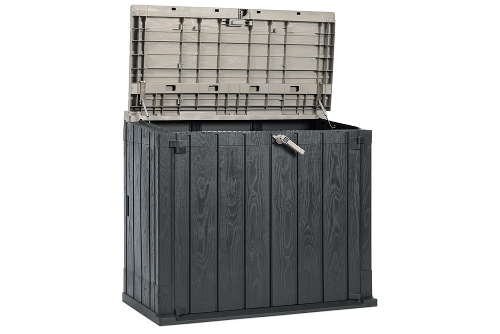 Уличный пластиковый ящик Toomax Stora Way 842 л Anthracite с доводчиками