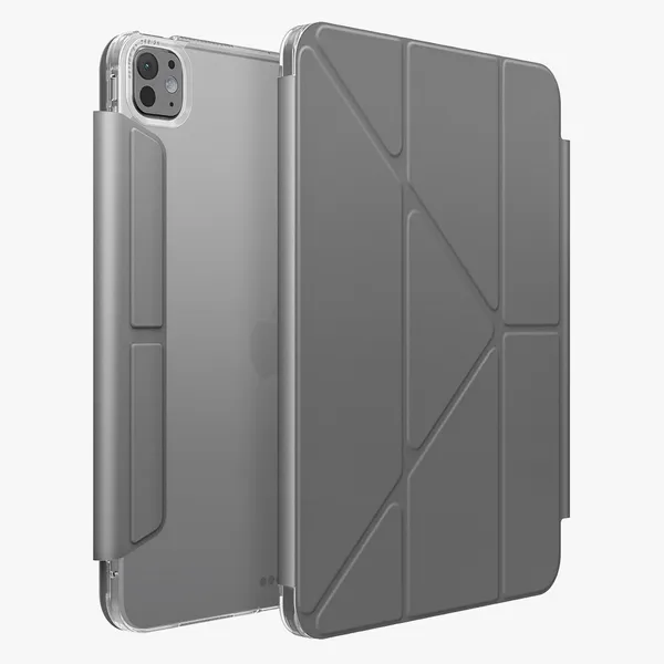 Чехол Uniq CAMDEN Case для iPad Pro 11" (M4/M5), Серый | Dark Gray