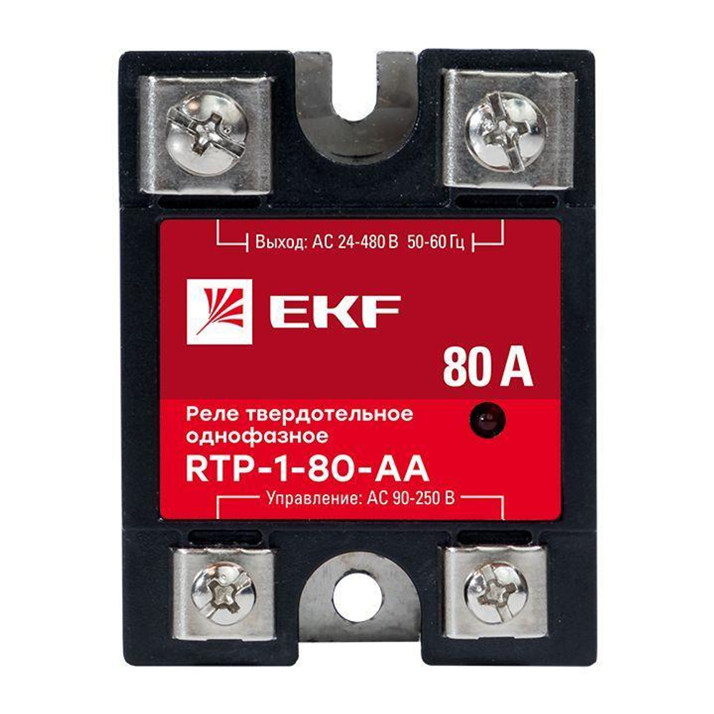 Реле твердотельное однофазное RTP-80-AA PROxima EKF rtp-1-80-aa