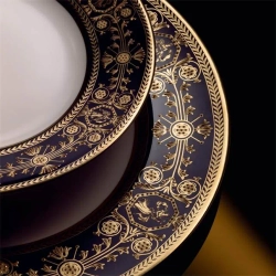 Wedgwood Тарелка Wedgwood Prestige Astbury Black 18см десертная WW-50100501007