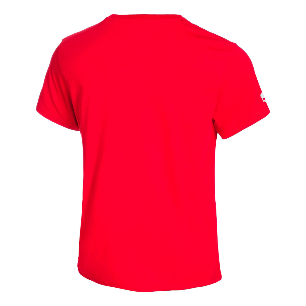 Мужское теннисное поло Hydrogen Court T-Shirt - Red, Multicoloured