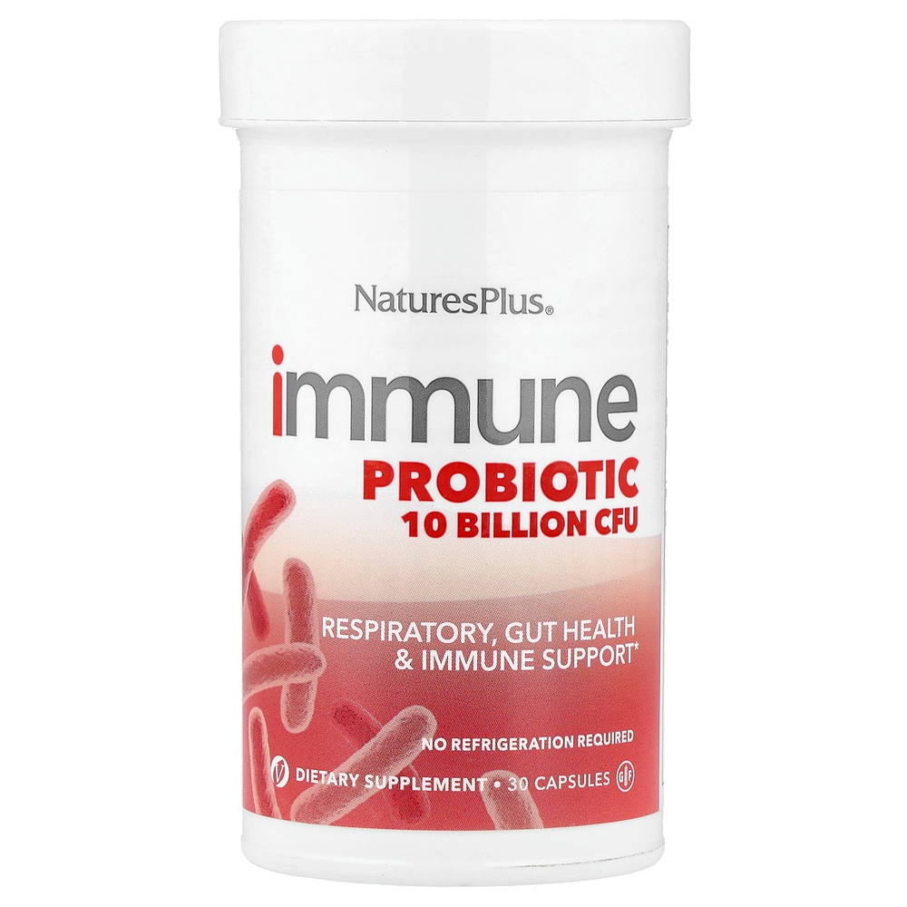 NaturesPlus, пробиотик для иммунитета, 30 капсул