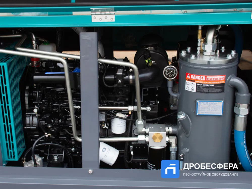 Дизельный винтовой компрессор MASTER BLAST MB185D+ АС