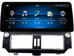 Магнитола для Toyota Land Cruiser Prado 150 2013-2017 (поддержка 360) - Kuberg KP-T1203FW монитор 12.3" в стиле BMW на Android 13, Быстрая, CarPlay, 4G SIM-слот