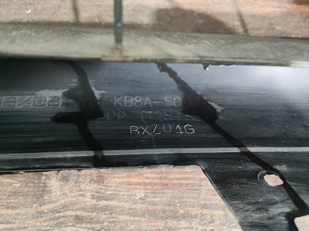 Бампер передний Mazda CX-5 2 (KF) 17-21 Б/У Оригинал KF1B50031E8P