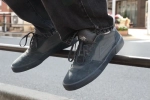 Кеды Cambridge - Charcoal Suede Perforated Leather