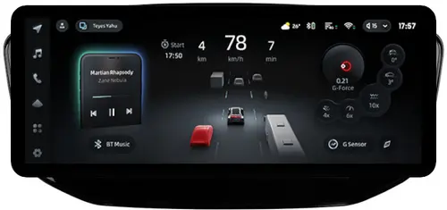 Магнитола для Geely Emgrand X7 2019-2021 - Teyes CC4PRO монитор 12.3" 2K QLED + рамка 9, Android 13, Быстрейшая, Snapdragon 778G, ИИ, CarPlay, DSP, 4G SIM-слот