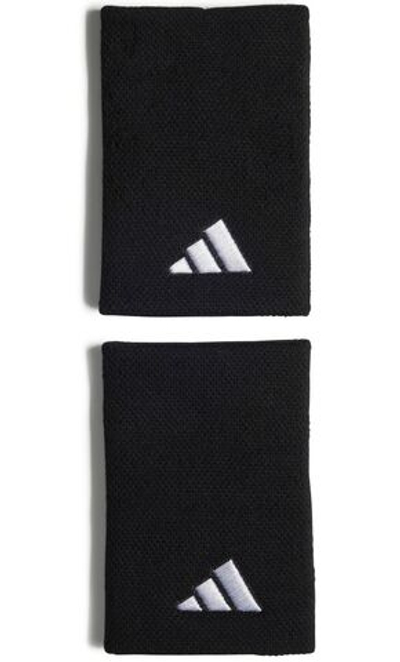 Напульсник теннисный Adidas Wristbands L (OSFM) - black/black/white