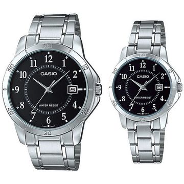 Парные часы Casio Standard: MTP-V004D-1BUDF и LTP-V004D-1BUDF