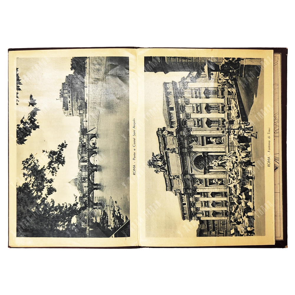 Рим. 32 фотографии видов города. Альбом. / Roma. 32 vedute. — Милан: Edizioni A. Scrocchi, 1920–1930