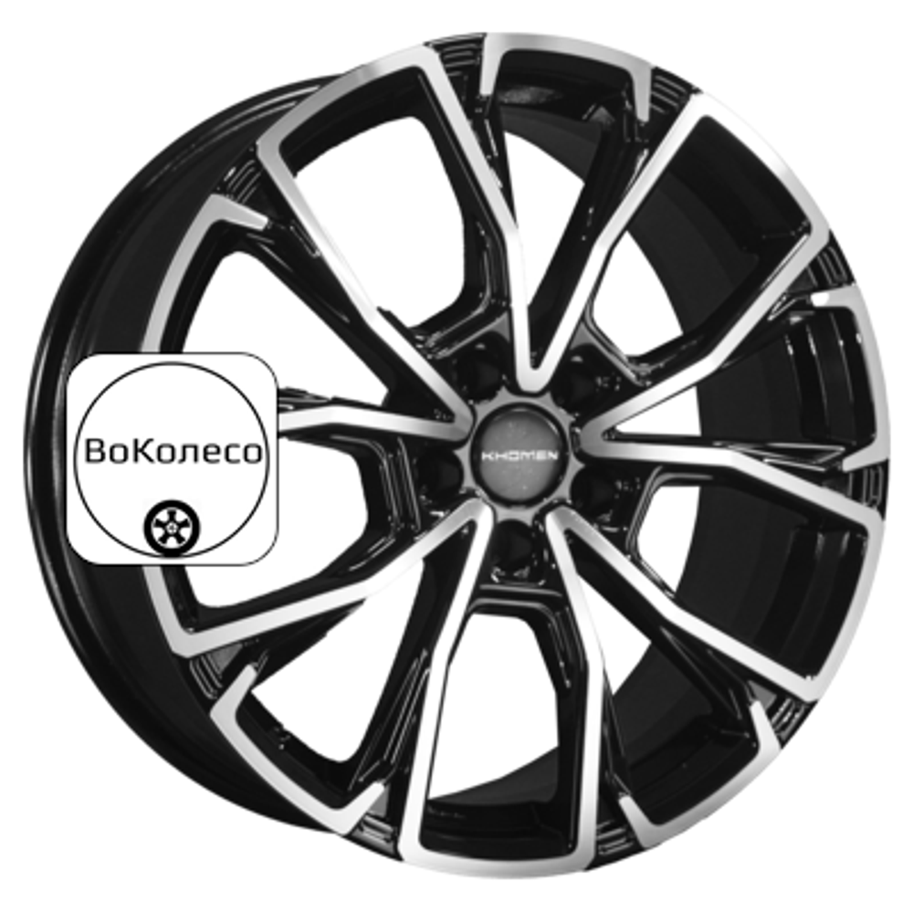 7,5x19/5x108 ET38 D60,1 KHW1907 (Jetour X70/X90 Plus) Black-FP Khomen Wheels