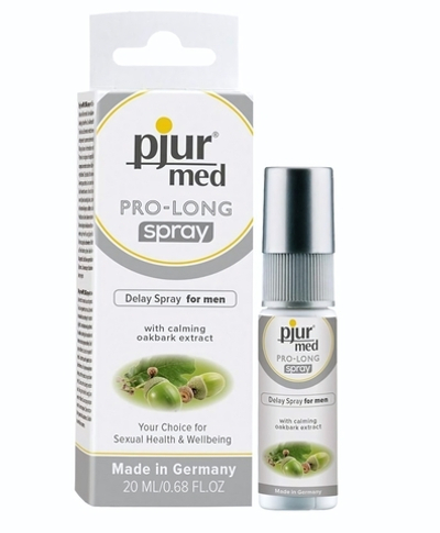 Пролонгирующий спрей с экстрактом дуба и пантенолом pjur MED Pro-long Spray - 20 мл.