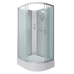 Душевая кабина Niagara Classic NG-33184-14LBK (110х80х200) средний поддон(26см),стекло матовое,4 места