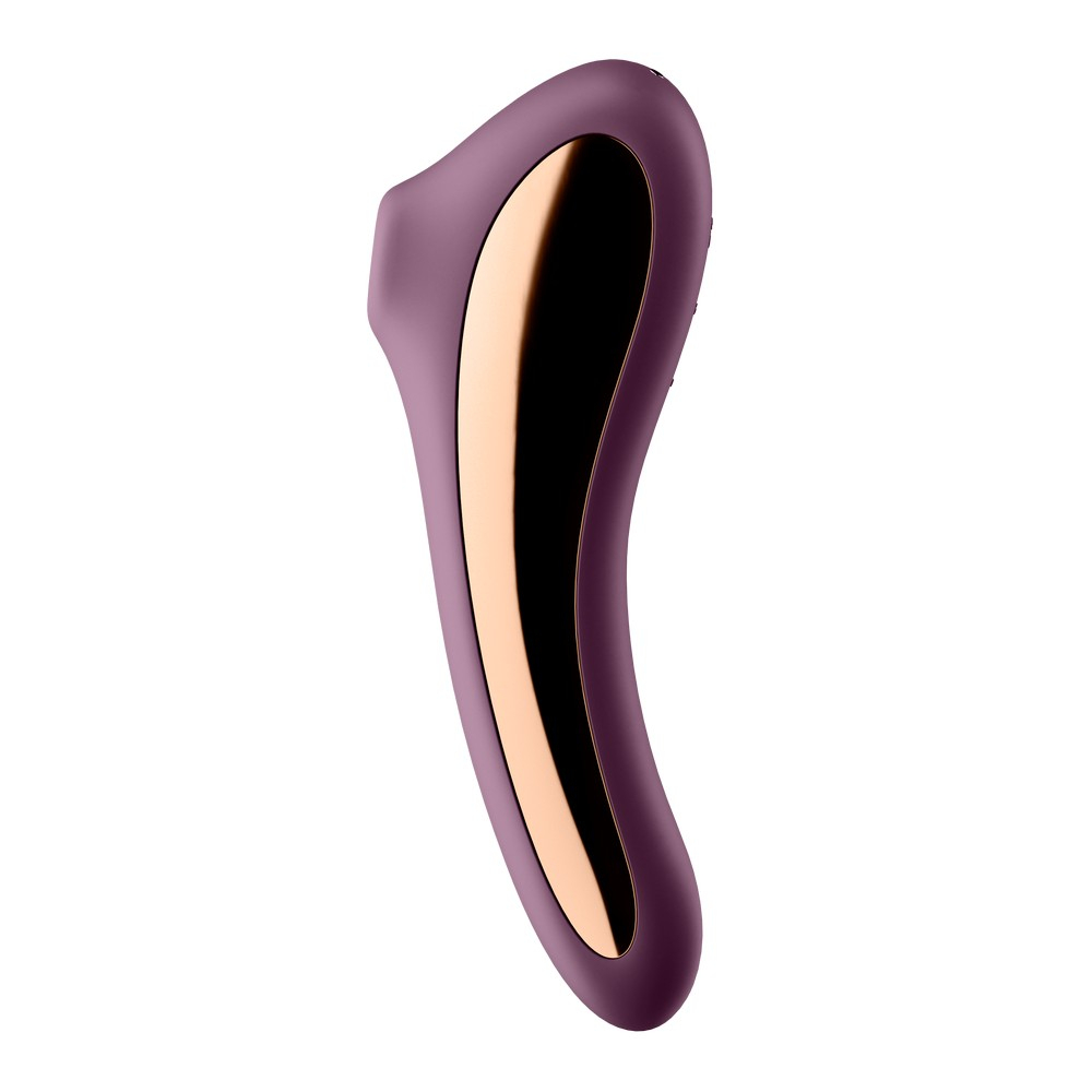 Вакуумно-волновой вибромассажер Satisfyer Dual Kiss, винный