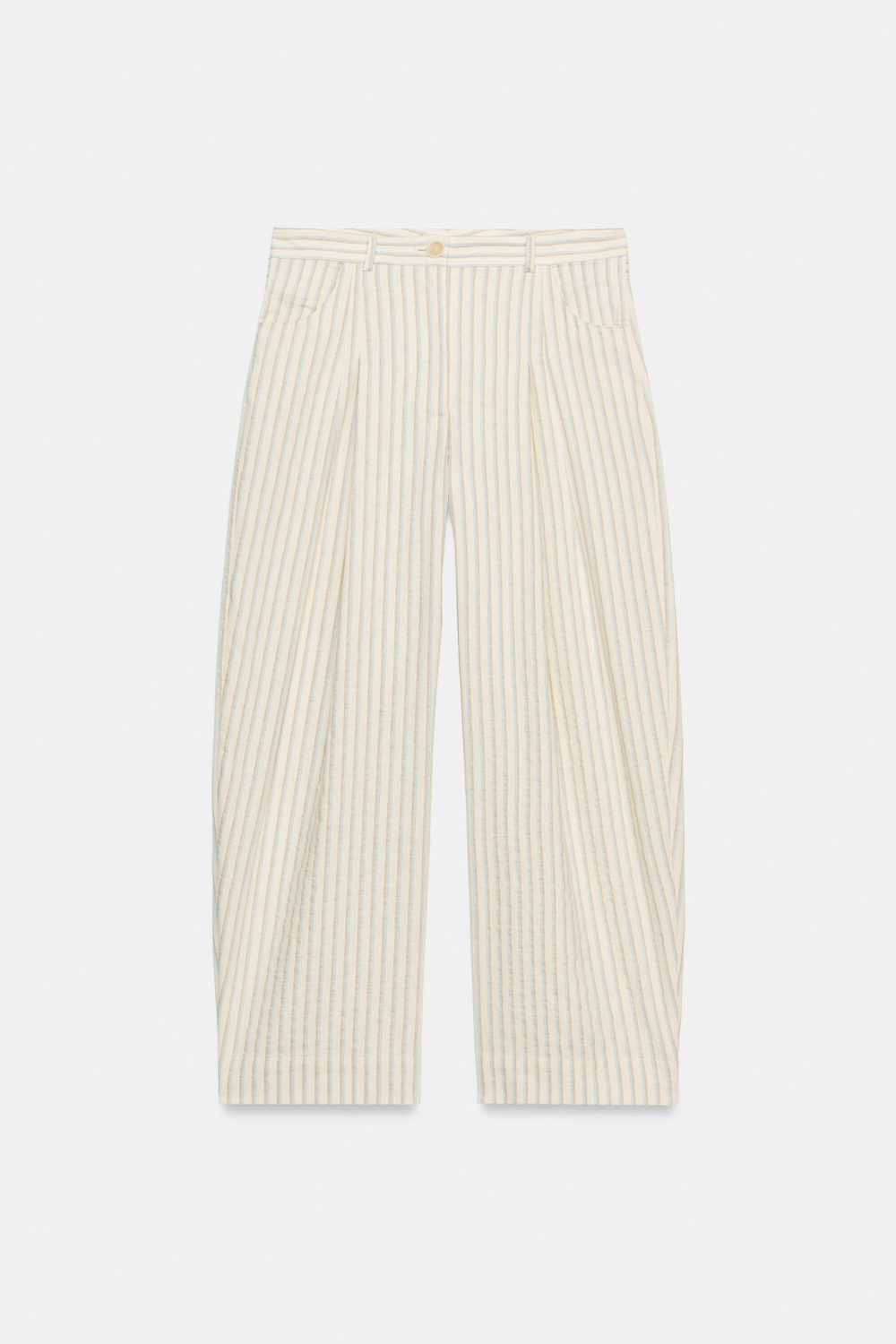 БРЮКИ БАРРЕЛЬ В ПОЛОСКУ — ZW COLLECTION — ZARA