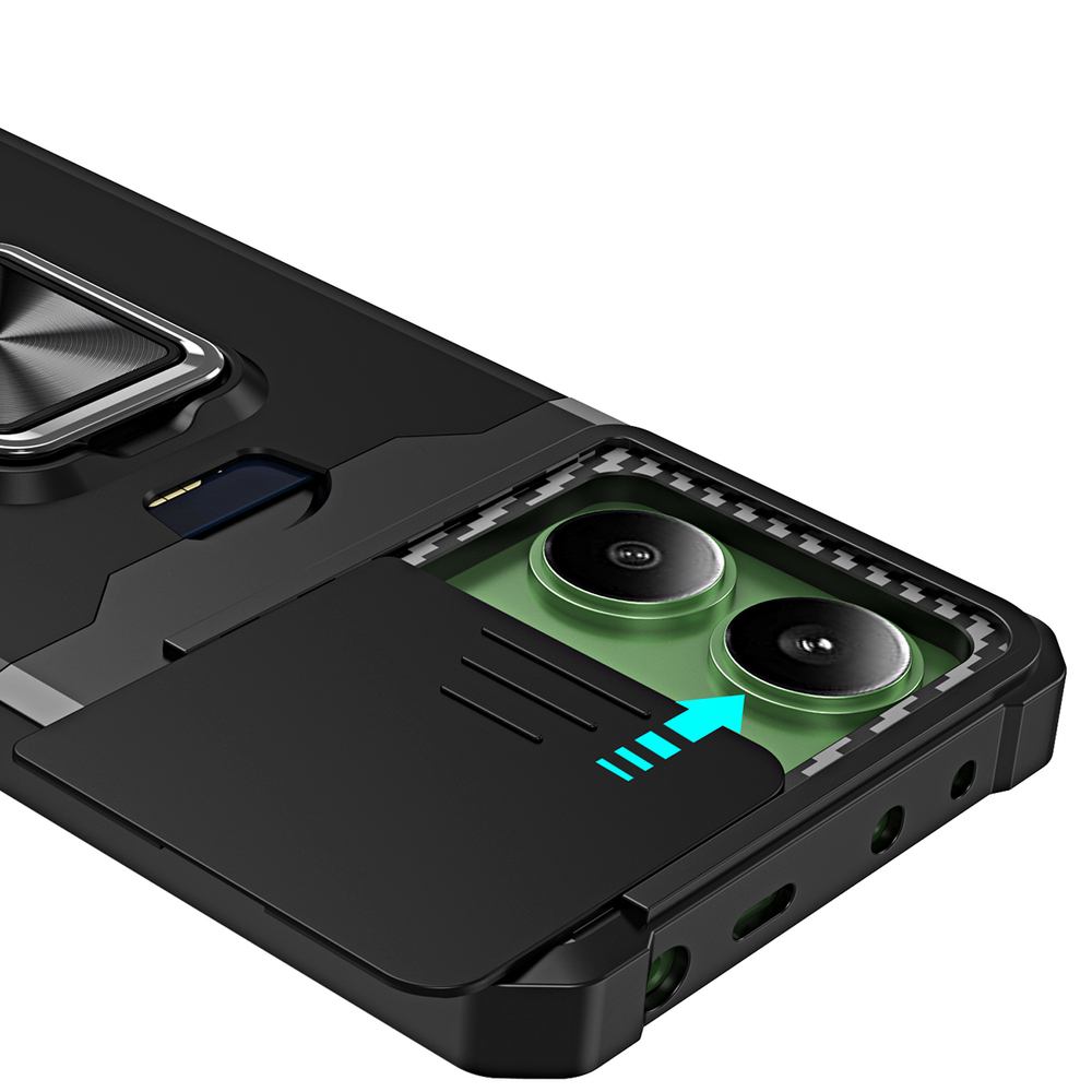 Противоударный чехол Сard Reader Case для Poco M6 Pro 4G