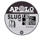 Пули пневматические Apolo Slug 7,62 мм, 3,9 г (100 штук) полнотелые