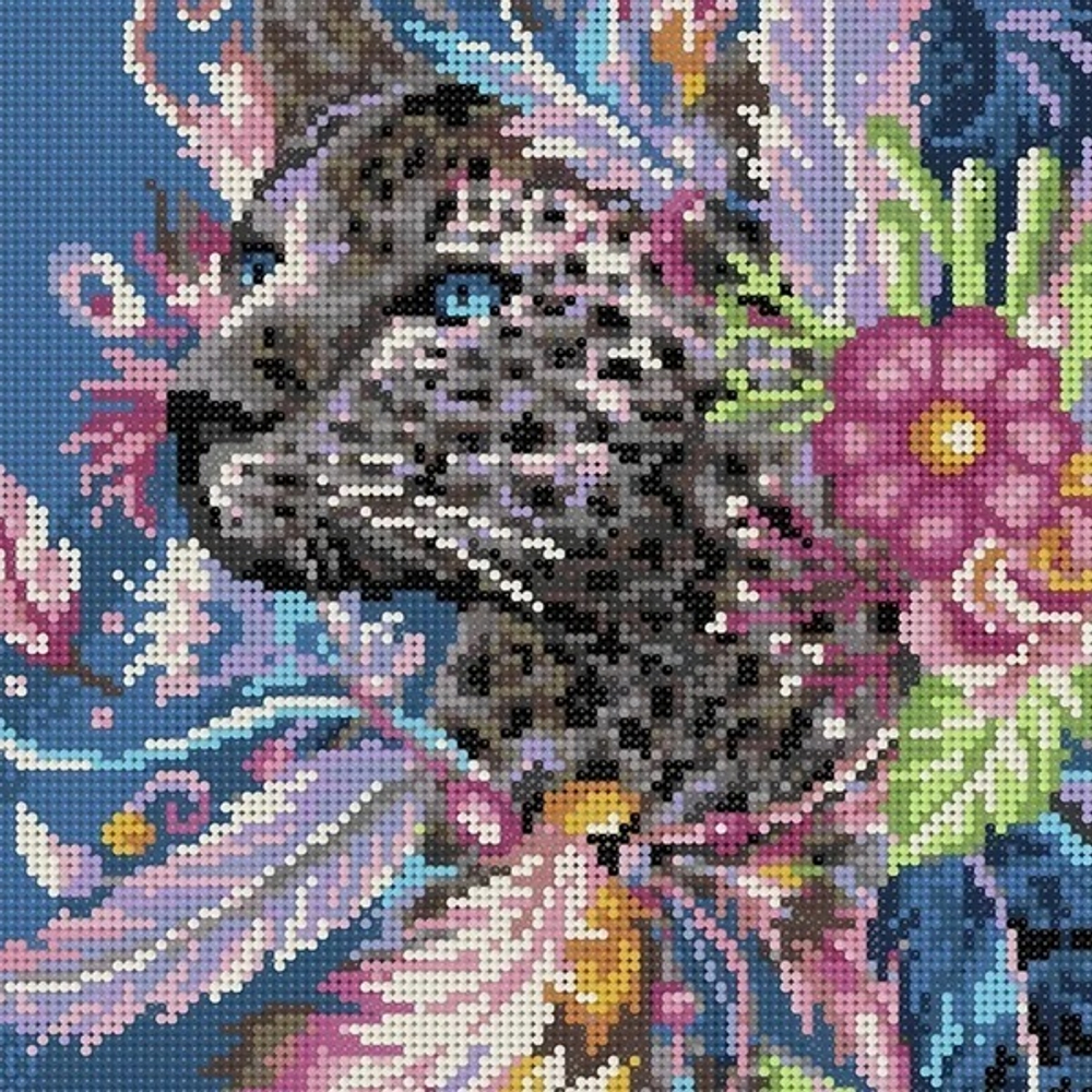 Алмазная мозаика 30*40см KiKi «Арт ягуар» полная выкладка VA033