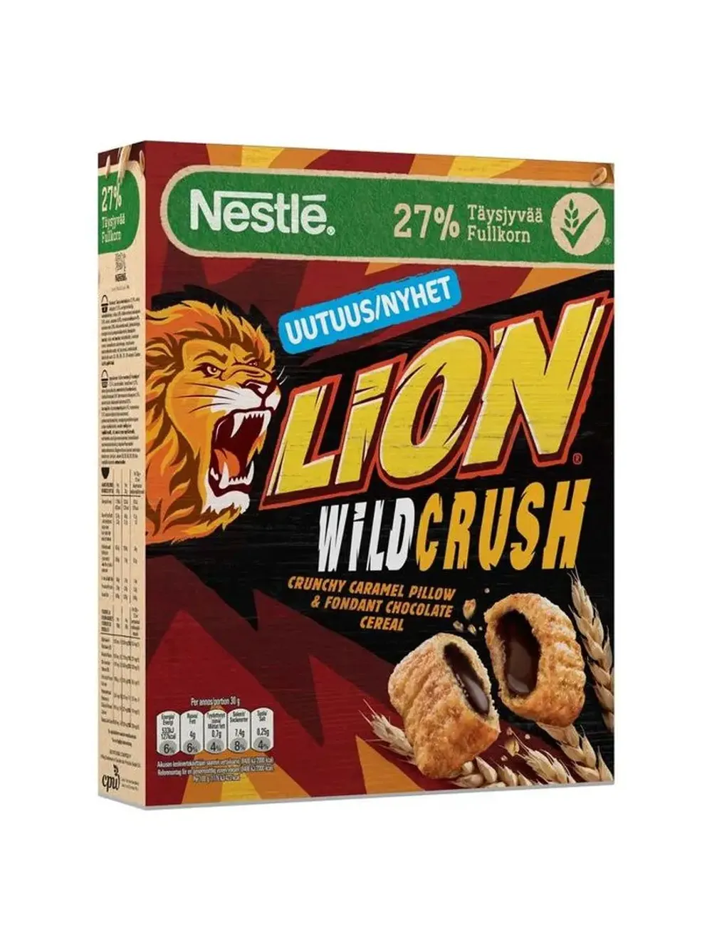 Готовый завтрак Nestle 360г Lion Wild Crush Шоколад и карамель, шт