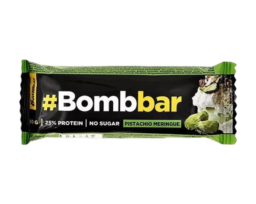 Батончик глазированный BOMBBAR Фисташковая меренга 40гр