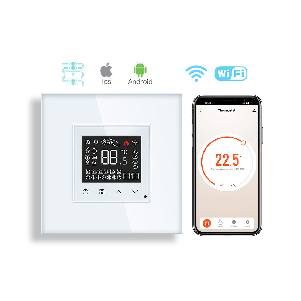 Термостат WiFi 16А WF16TMT БЕЛЫЙ TUYA