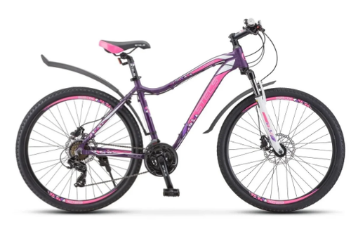Велосипед 27.5" STELS Miss-7500 D V010 р.16" Тёмно-пурпурный