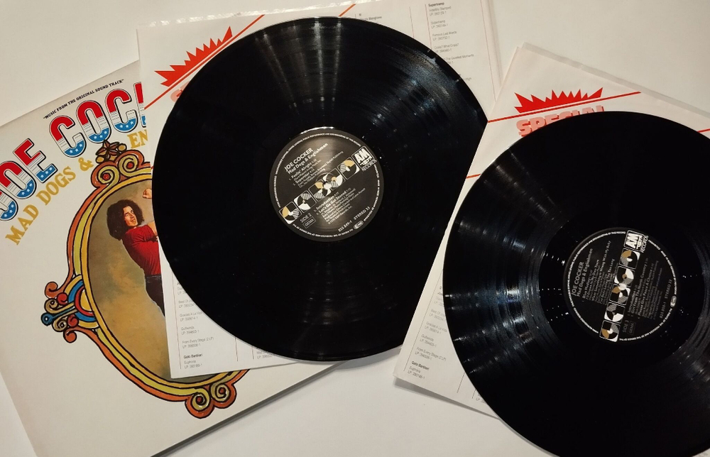 Винтажная виниловая пластинка LP Joe Cocker Mad Dogs and Englishmen 2LP (Germany 1988)