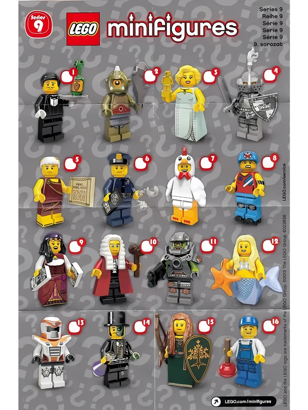LEGO Minifigures 71000 Series 9 серия Мистер Добрый-и-Злой