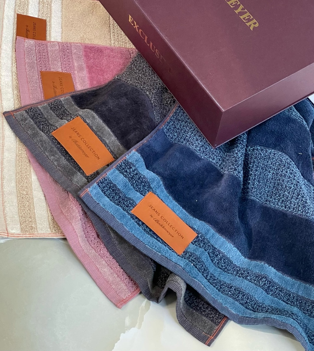Jeans Комплект Полотенец 100% хлопок Махра/Велюр